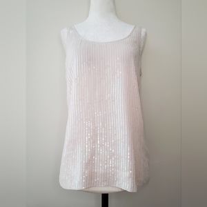 J. Crew Silk Blend Sequin Sleeveless Blouse